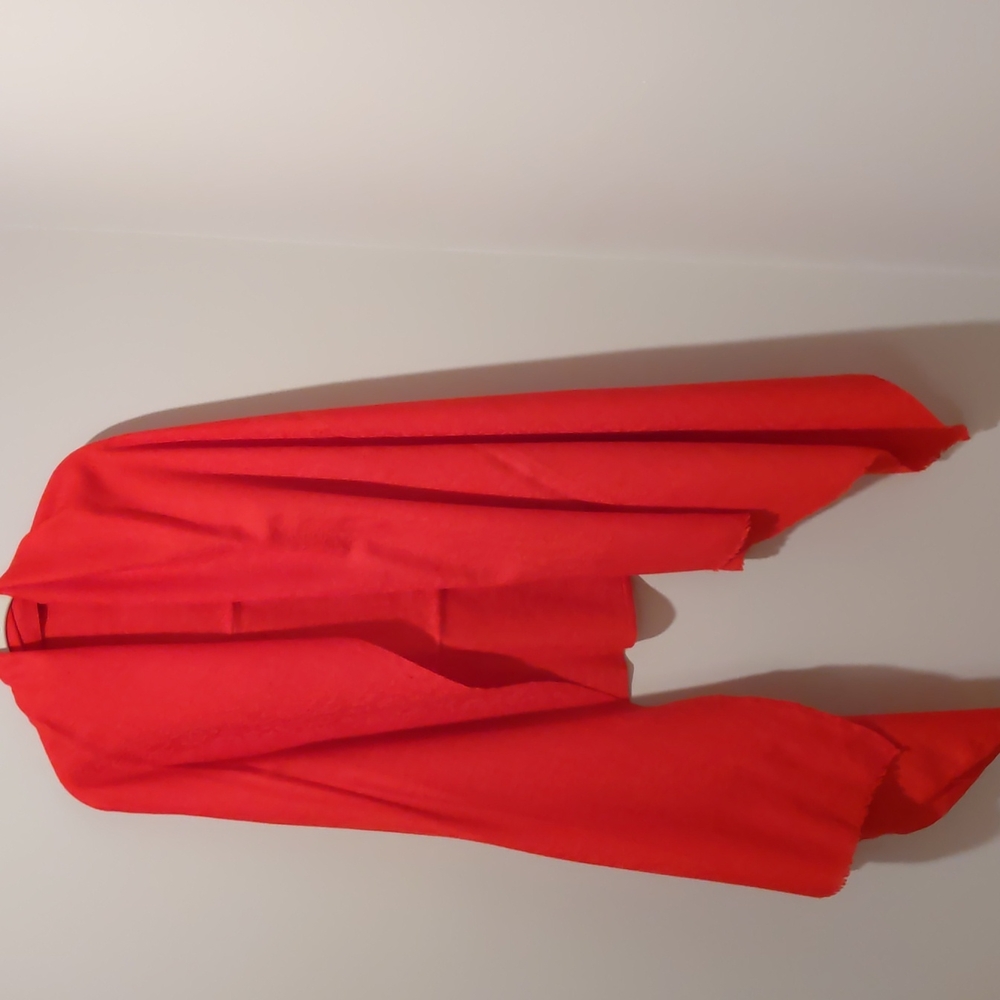 Red wool wrap - sale price drop!